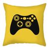Home Decor Game  Cushion Cover R Gift Black Art Design  Console Button Pillow Case