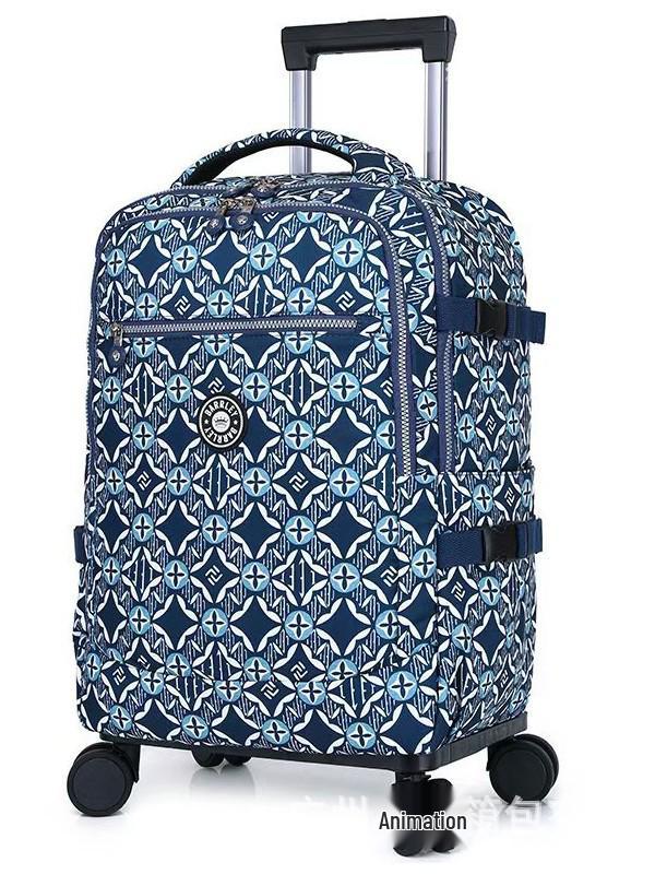 Universell hopfällbar ryggsäcksvagn: Resväska med hjul och stor kapacitet för kortare resor