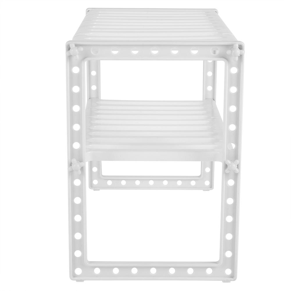 Telescopic Stand Storage Shelf Space Save Cupboard Extending Extra Home