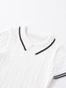 2026 Spring European & American Women's Cable Knit Short-Sleeved Sweater