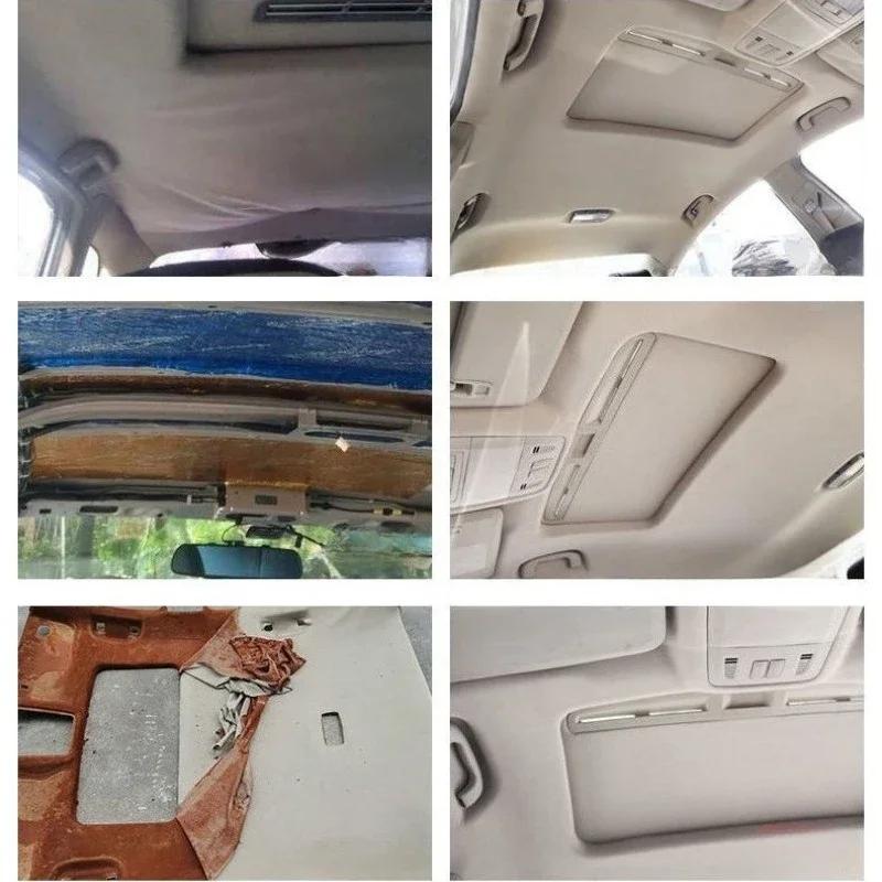 Car Headliner Roof Headliner Fabric with Foam Backing for Car Lining Interior Material Repair Trim Protect DIY Fabrics
