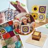 Wood Crochet Blocking Board Kit With Stainless Steel Rod Pins For Knitting Granny Squares Crochet Board Crafting Lovers Gifts