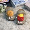 2026 Spring/Autumn Children's Non-Slip Closed-Toe Birken Slippers: Cute Smiling Horse Design, Comfortable Parent-Child Outerwear.