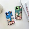 Painted Pattern Colorful Sliver Double Sided Hard Shell Shockproof Anti-fall Phone Casing for Vivo