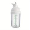 1pc Easy To Use Plastic Sauce Bottle with Scale Perfect for Ketchup, Jam, and Salad Dressing
