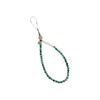 Natural aquatic agate phone chain pendant, fresh and simple short wrist strap, Chinese style high-end crystal phone lanyard