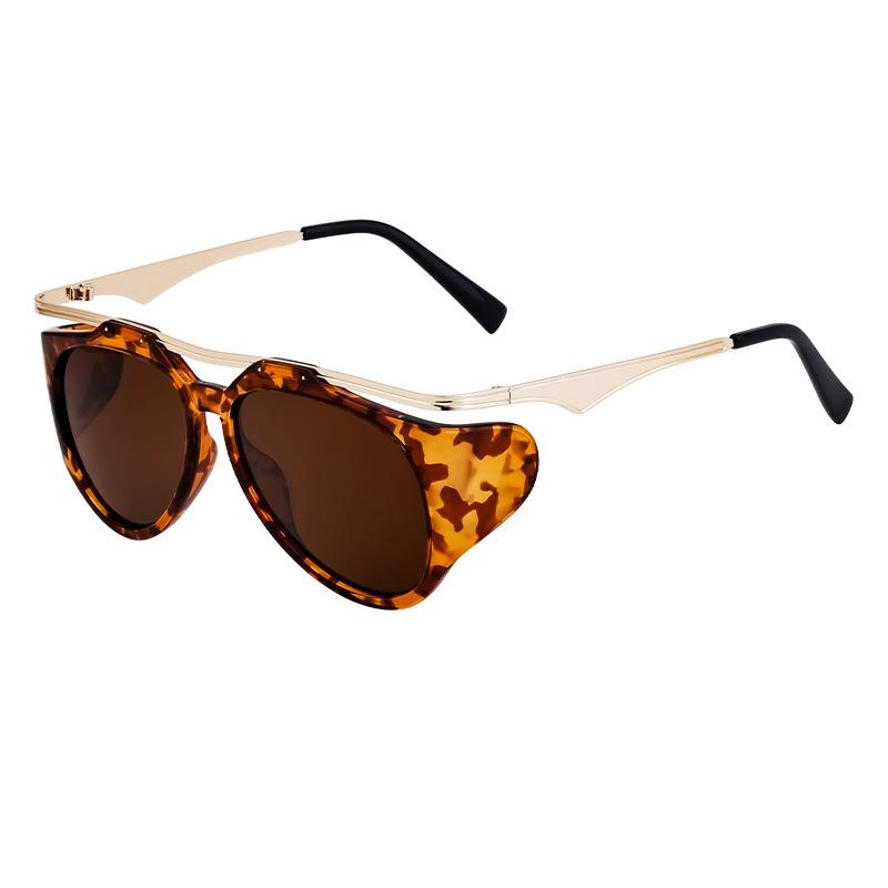 Wind Sunglasses Female Special-Shaped Cat Eye Sunglasses Female Tide Full Frame Sunscreen Sunglasses