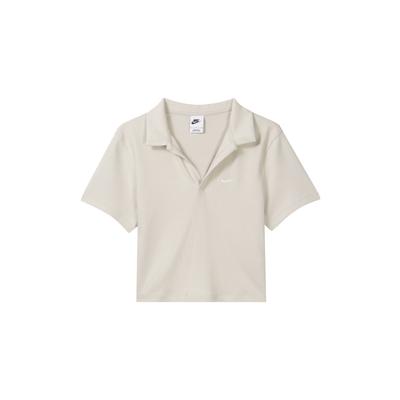 Sportswear Essential Solid Short Sleeve Polo Women Tops Light-Redwood DV7885-104