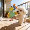 Soft Squeaky Dog Toy for Small Medium Large Dogs Stuffed Cartoon Duck Shape Dog Chew Toy Interactive Tug Toy for Indoor Play