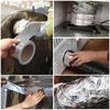 10Meters Fiberglass Aluminum Foil Tape HVAC Heat Resistant Tape Heat Shield Thermal Barrier Adhesive Backed Heat Reflective Tape