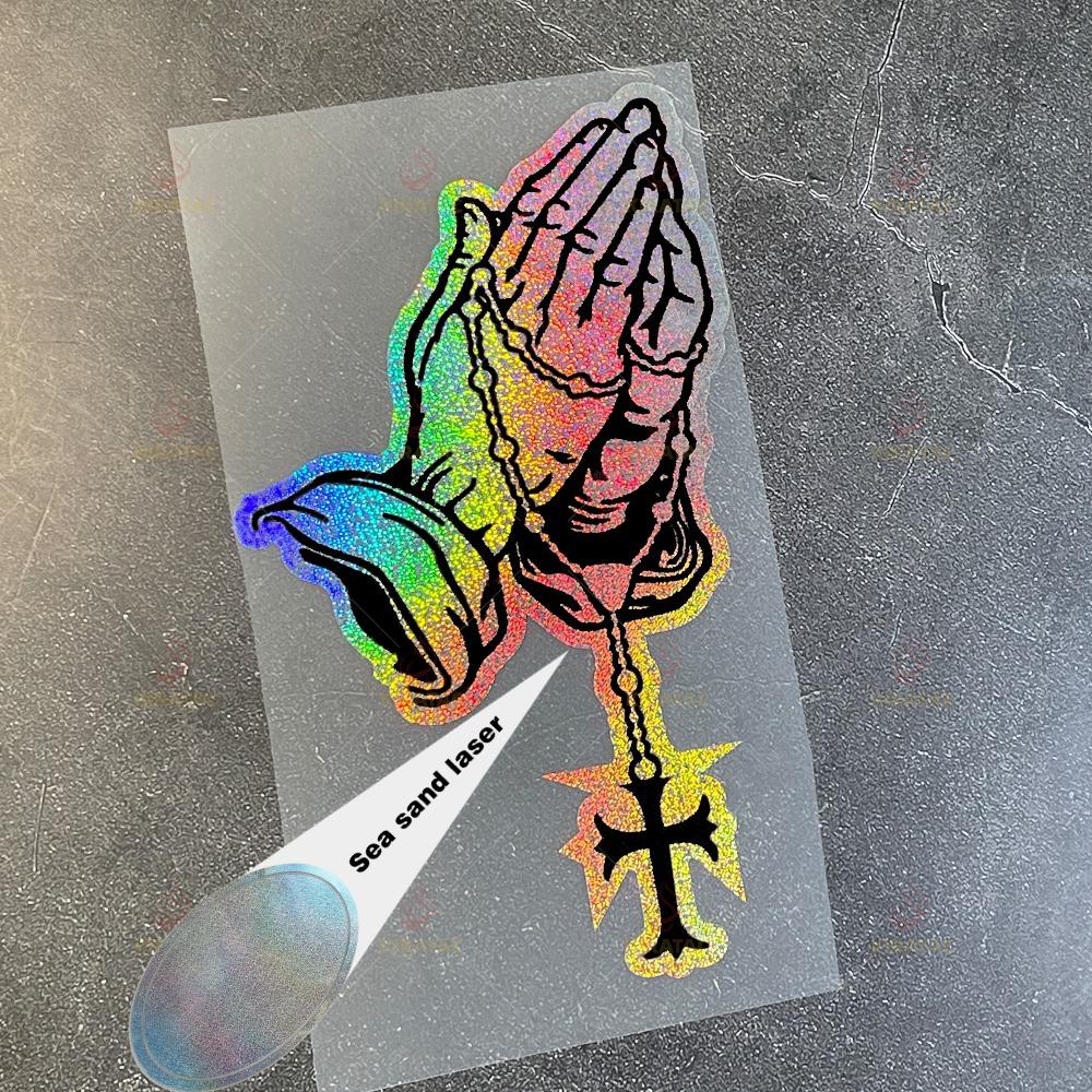 1pc Praying Multiple Colors Motocycle Stickers Waterproof for Fairing Fender Car Windows Body Scooter Universal Vinyl Decals