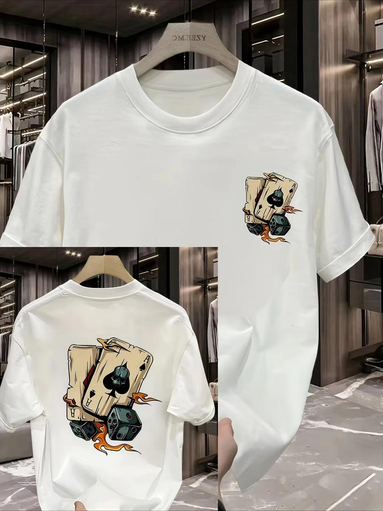 Women's Summer T-Shirt High Quality Cotton Men's Short Sleeve Graphic Printed Short Sleeve Men's T-Shirt Top