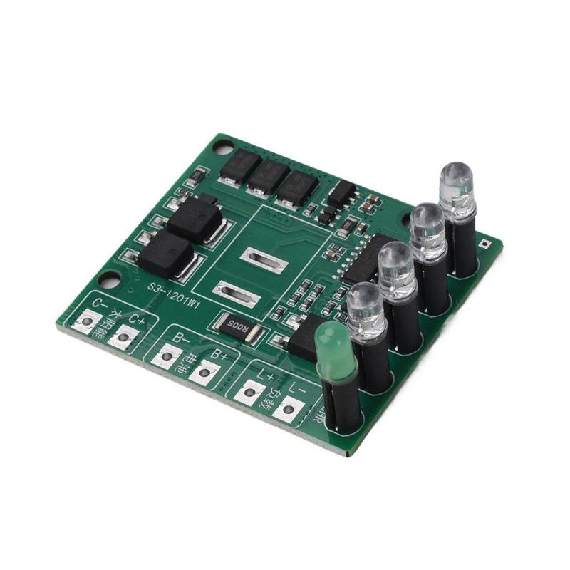 12V 12A MPPT Solární Regulátor Nabíjení Modul Pro 3S Li-ion A 4S LiFePO4 Baterie S Ochranným Obvodem Proti Přebití