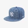 New Era New York Yankees Gewaschener Denim Paisley Fitted Cap 15206377