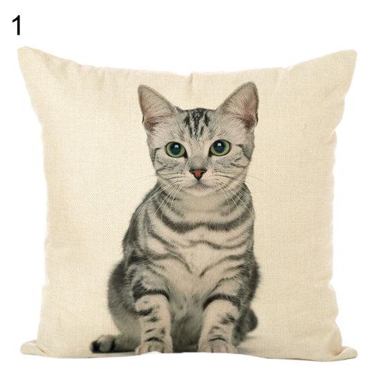 Talos Cute Cat lenjerie moale husă de pernă husă de pernă decor acasă mașină canapea pat