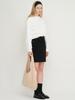 Beirut Suede Mini Skirt Black