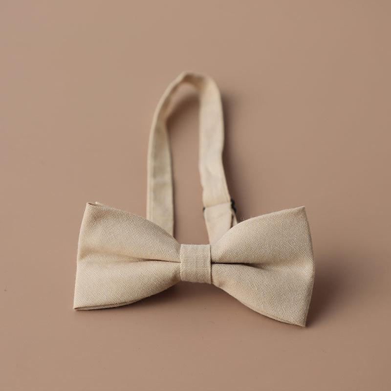 New Cotton Bow tie Kids Bow ties Boy Girls Bow knot Adult Solid Color Bow Ties Cravats Party Bowties For Children Gifts