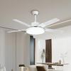 Integrated LED Ceiling Fan with Remote Control for Living Room, Classroom, or Study