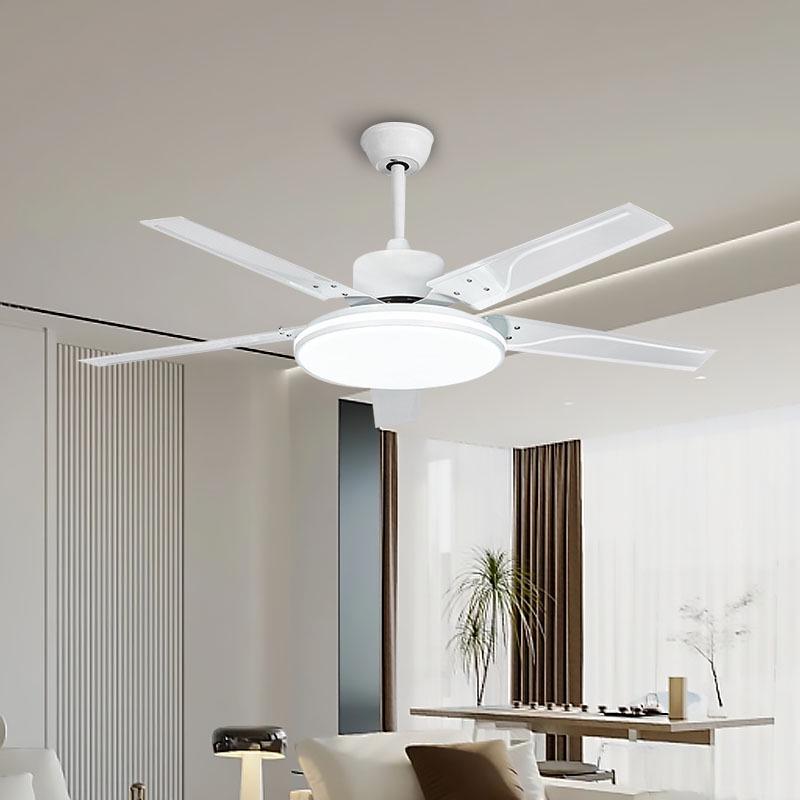 Integrated LED Ceiling Fan with Remote Control for Living Room, Classroom, or Study