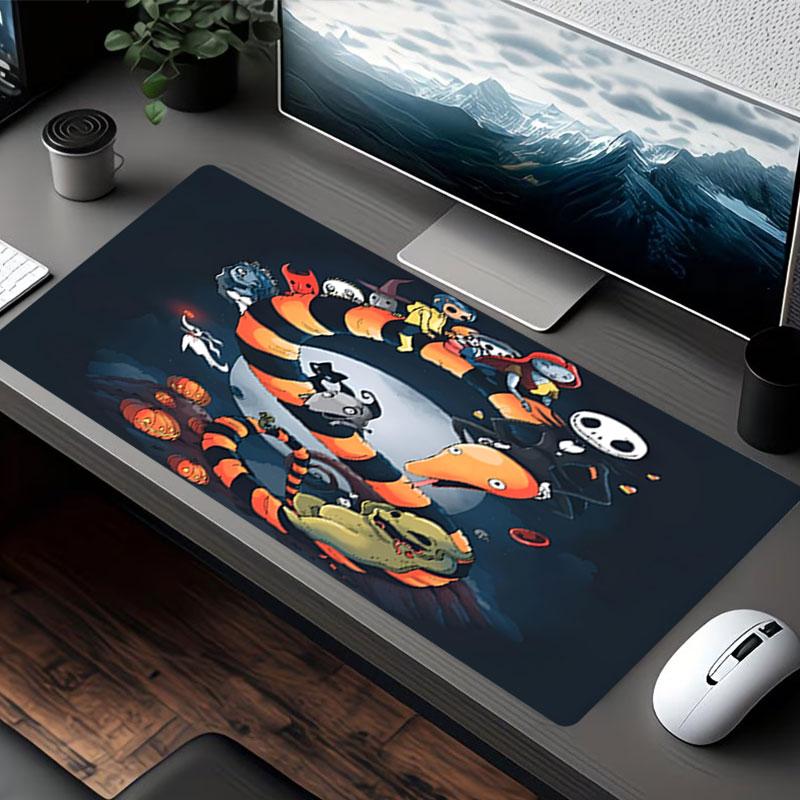 The Nightmare Before Christmas Print Mouse Pad, for Keyboard Pad Laptop PC Mat for Office Home Use, Desk Decor, Perfect Birthday Gift for Gamers