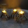 Halloween Themed Accents Skeleton Hand Candle Light, Gothic Creepy Skull Hands Fake LED Seasonal Table Decoration for Centerpiece, Entryway,