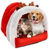 Christmas Nest For Animals Cat Dog Soft Cushion Santa Claus 40X40