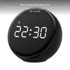 Smarter Lautsprecher Wecker, Leuchtdioden Display, Sprachassistent, WLAN, Funkverbindung Schwarz Pro