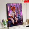Disney DIY Pearl Painting Nick and Judy Illustrations Decorative Paintings Creative Ornaments Friends Gifts Desktop Ornaments Home Decoration