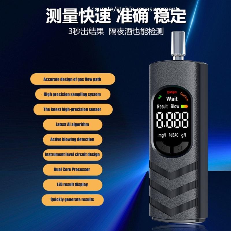 Breathalyzer With Advanced Sensors Quick Detection For Testing High Accuracy Tester
