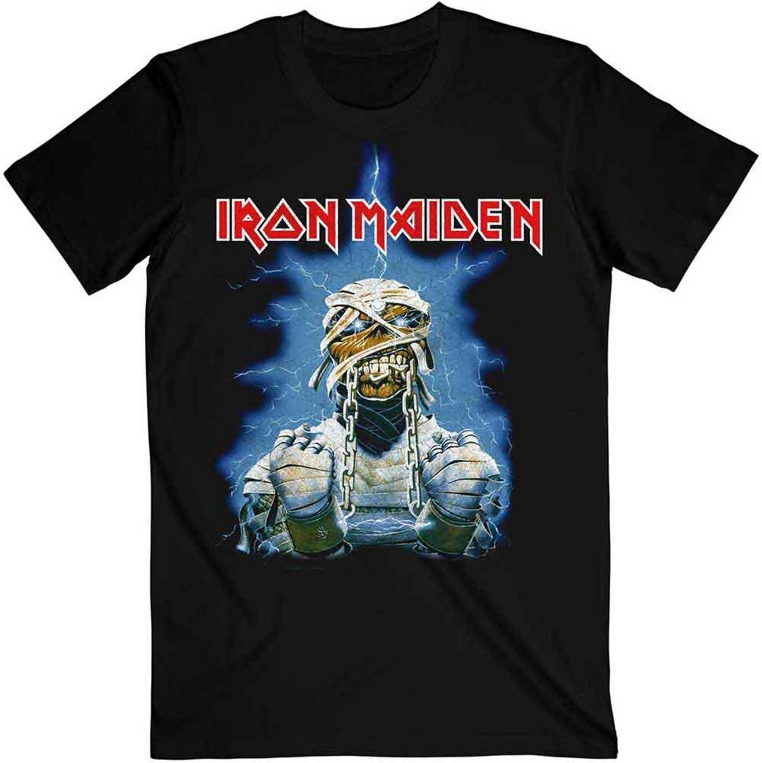 Iron Maiden T Shirt World Slavery Tour 84-85 Band Logo Official Mens Black XXXXXL чёрный