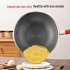 Wutuo 32CM Non-Stick Titanium Stainless Steel Wok