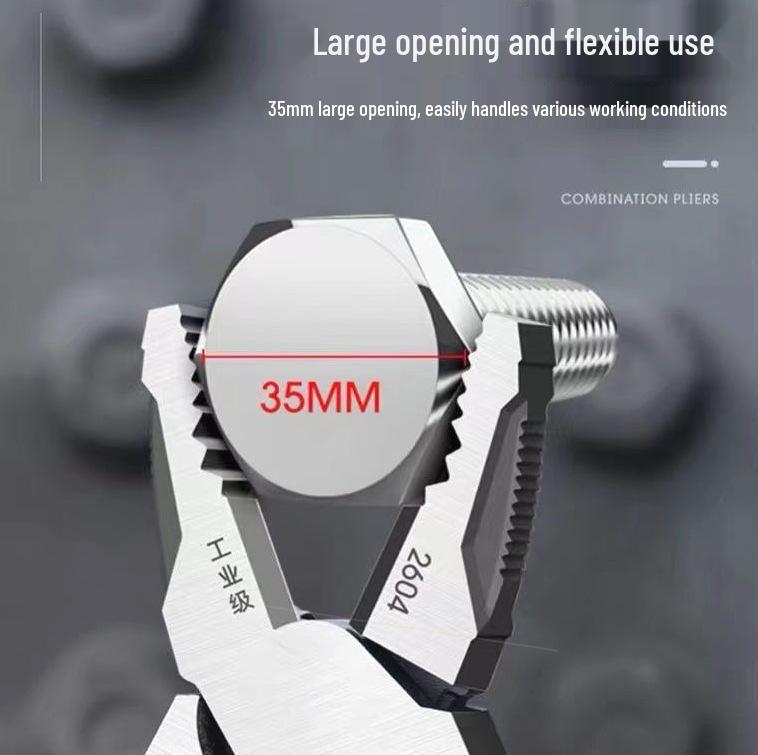 German-Imported Japanese Multifunctional Industrial Wire and Diagonal Cutting Pliers - Labor-Saving Electrician's Combination Tools