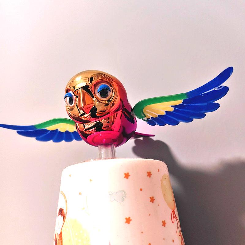 Creative Motorcycle & Scooter Bird Rearview Mirror Ornament - Car-Mounted Decorative Companion