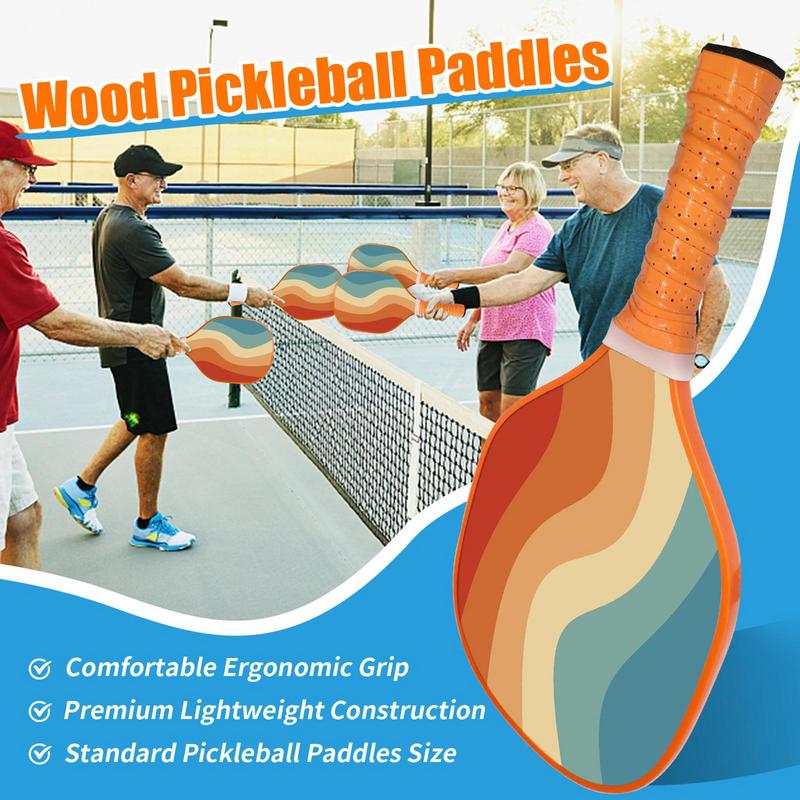 Pickle Ball Rackets For Adults Compact Sweat-Wicking Non-Slip Wood Tennis Rackets Sports & Outdoors Tennis & Racquet Sport