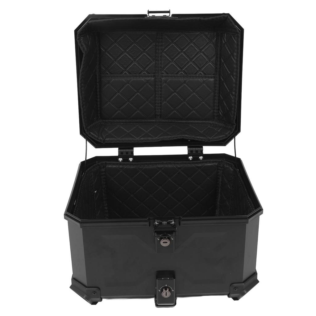 45L Motorcycle Top Box Universal Waterproof Rear Luggage Storage Tool Cases Trunk Tour Tail Box