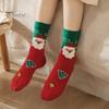 Novelty Plaid Pattern Socks Christmas for Men And Women, Soft Combed Cotton Colorful Festive Crew Winter Socks, Footwear Holiday Wear Santa Claus