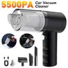 Car Vacuum Cleaner 120W High Power Handheld Cleaning Robot 5500Pa Vehicle Vacuum Auto Dust Buster Strong Suction Cleaner for Car