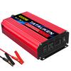 US Socket 12V To AC 110V 60HZ Pure Sine Wave Inverter Car Power 1600W/2200W/3000W Voltage Portable Converter with LED