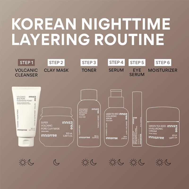 Innisfree Vulkanischer BHA-Porenreinigungsschaum 150 g