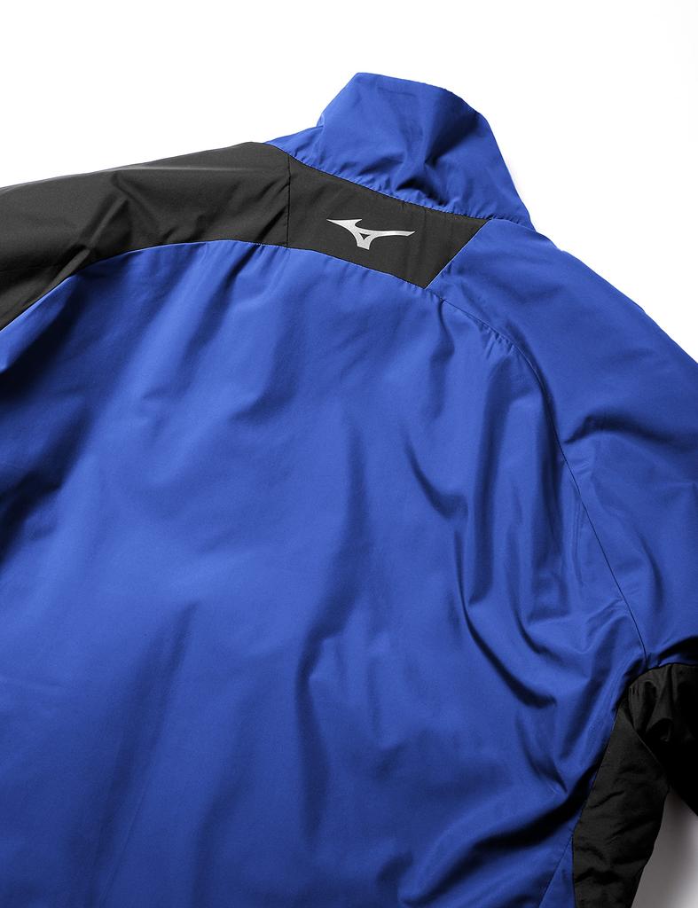 Mizuno Breath Thermo Light Warmer Surf Blue x Size XS Shirt, 62JE8505, Black, (Japan XS)