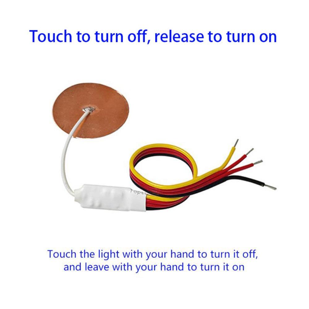 1Pcs Self Adhesive Touch Sensing Module 12V 24V 5V Desk Lamp Switch  for LED Light Strip