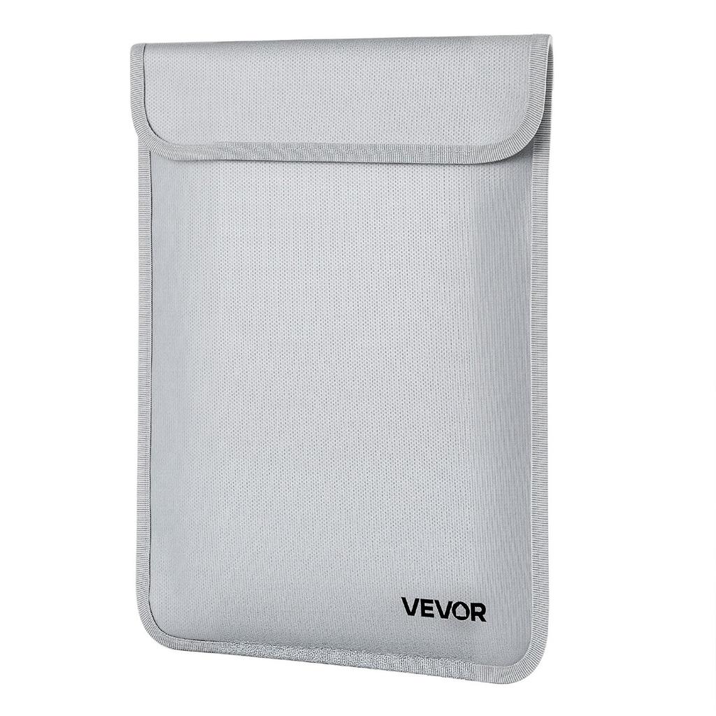 VEVOR Fireproof Document Bag, 1200 Degrees F Heat Insulated Fireproof & Waterproof Bag with Smooth Zipper