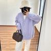 Loose knitted cardigan autumn and winter new gentle wind soft waxy sweet lazy wind sweater jacket women