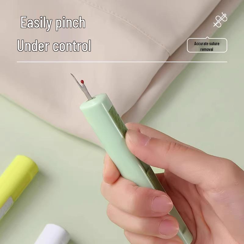 Dual Needle Threader & Seam Ripper: Double-Headed Tool for Easy Sewing and Threading