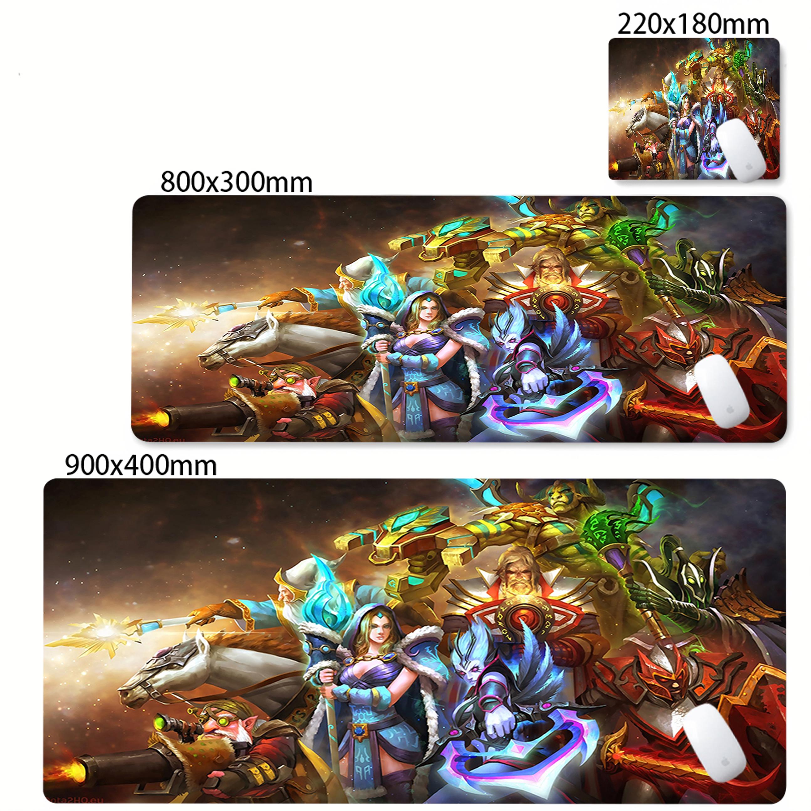 Game Dota Strategy and operation Mouse Pad Large Desk Mat Keyboard Ergonomic Office Rubber Game PC Nonslip Antifray Home Mat 800x400x2mm