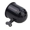 Kugelkopfabdeckung Auto 50mm Schwarz/Silber Wohnwagenkupplung