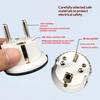 Easy To Carry Universal EU Travel Adapter 16A UK US AU To EU AC Power Plug Converter for Outdoor Travel