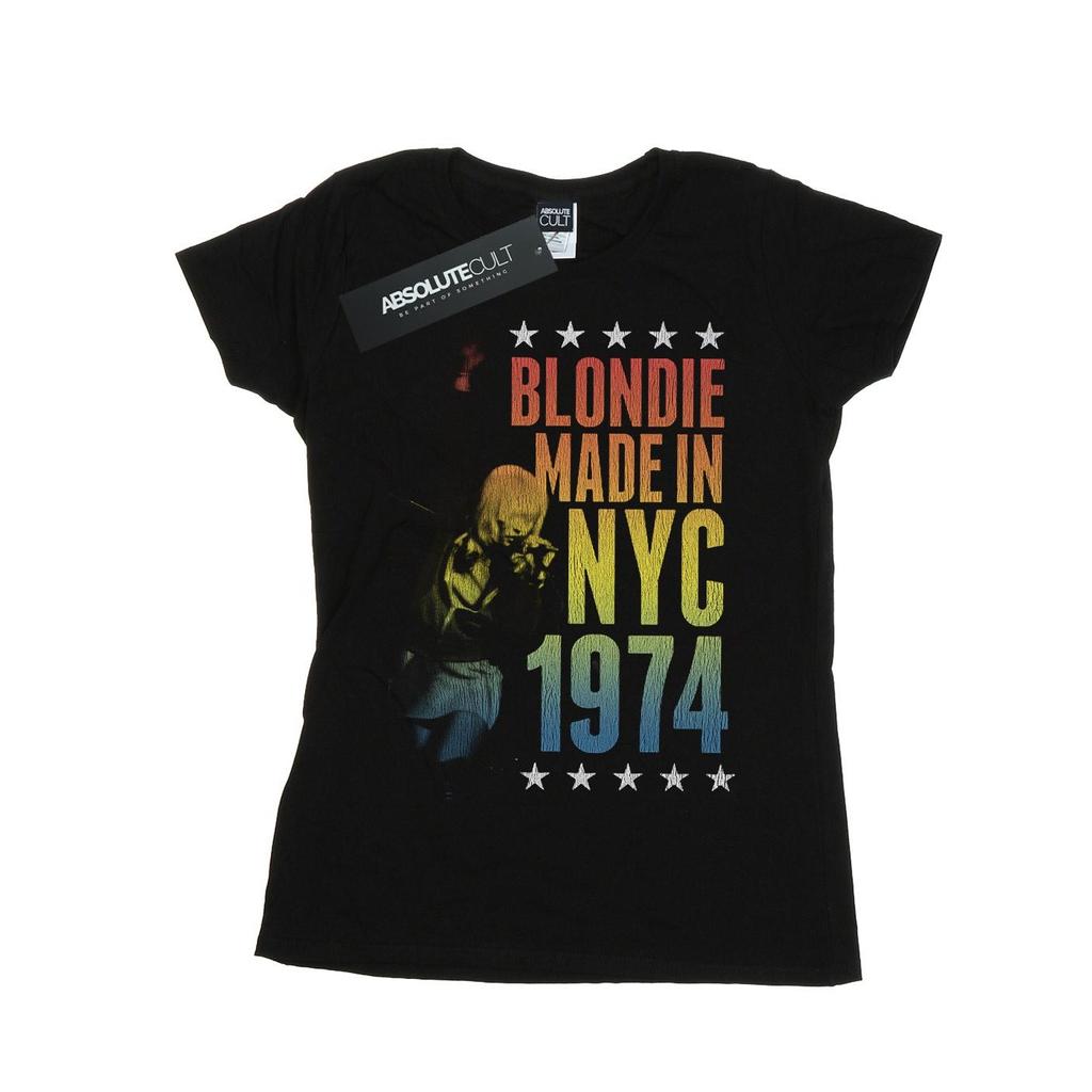 Blondie Womens/Ladies Rainbow NYC Cotton T-Shirt