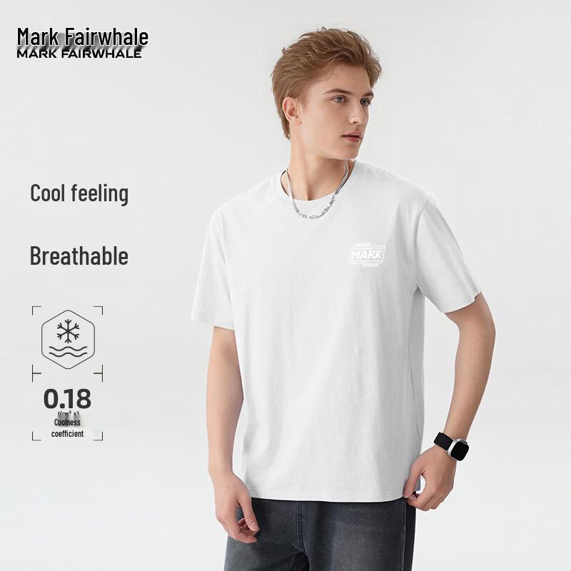 MARK FAIRWHALE Men's Cooling Breathable Cotton T-Shirt