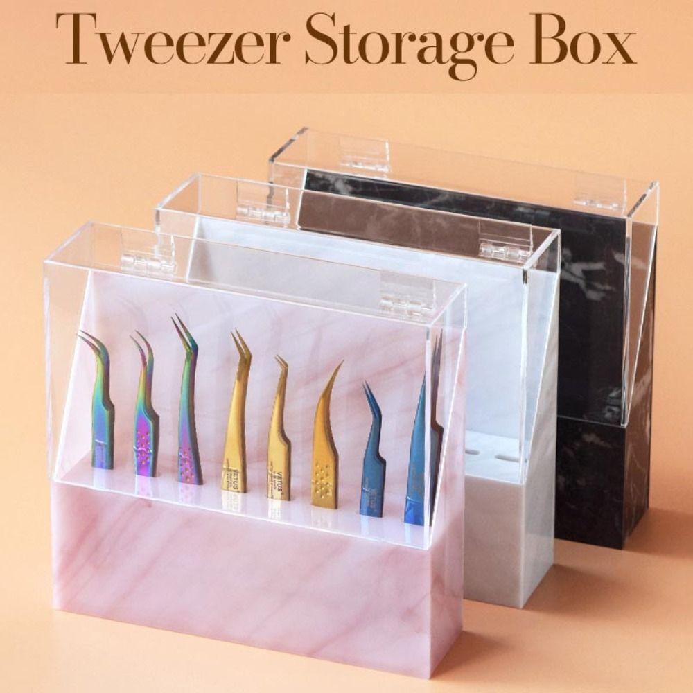 

Portable Tweezers Display Rack 8 Holes Tweezer Accessories New Tweezer Stand D